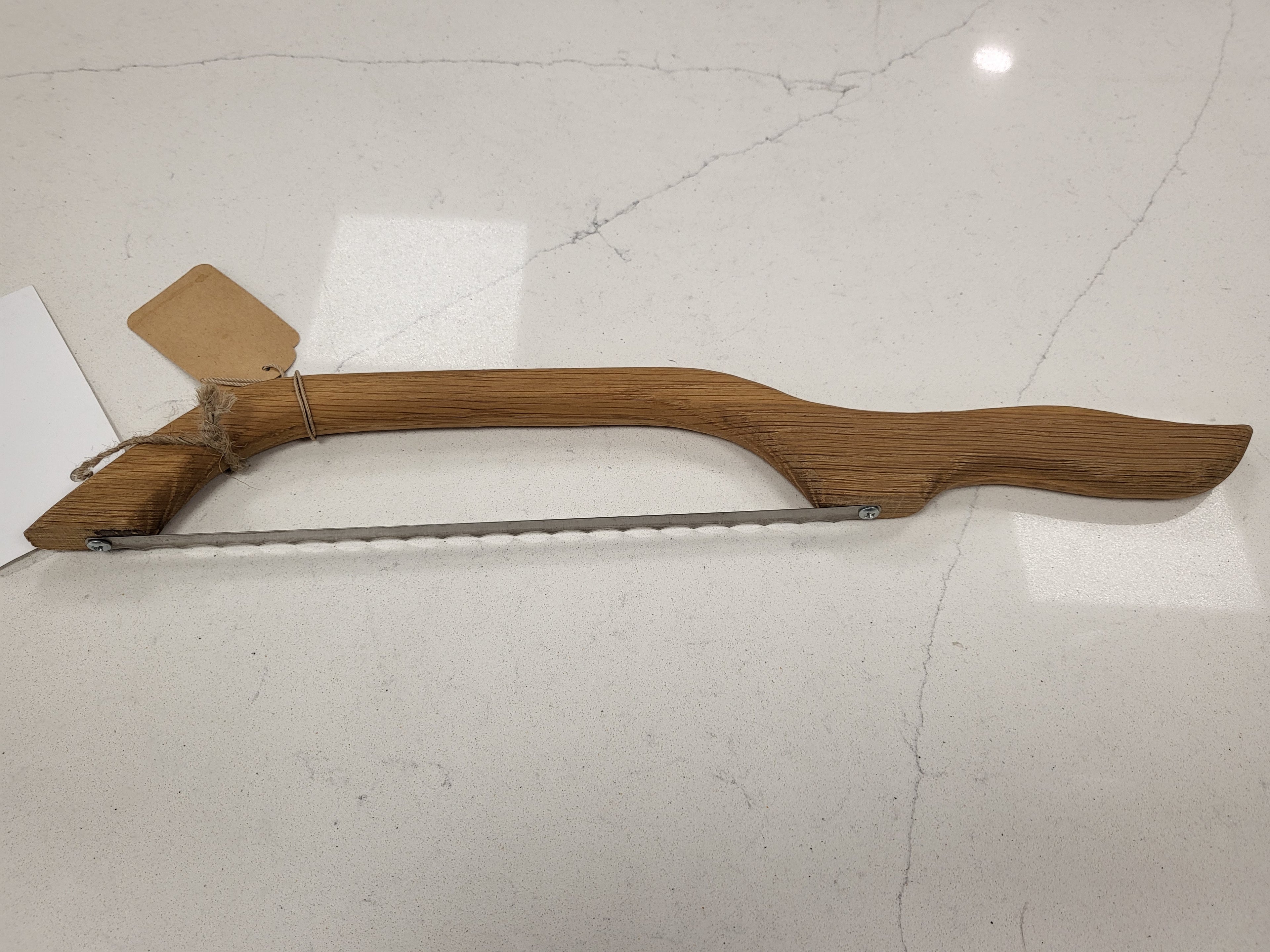 Wood Handled Bread Knife